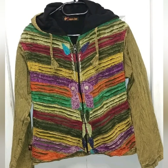 Leopards & Roses hooded jacket - Picture 2 of 8